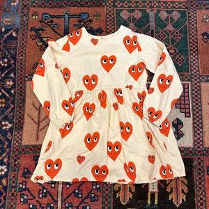 Mini Rodini 7-9 years heart dress